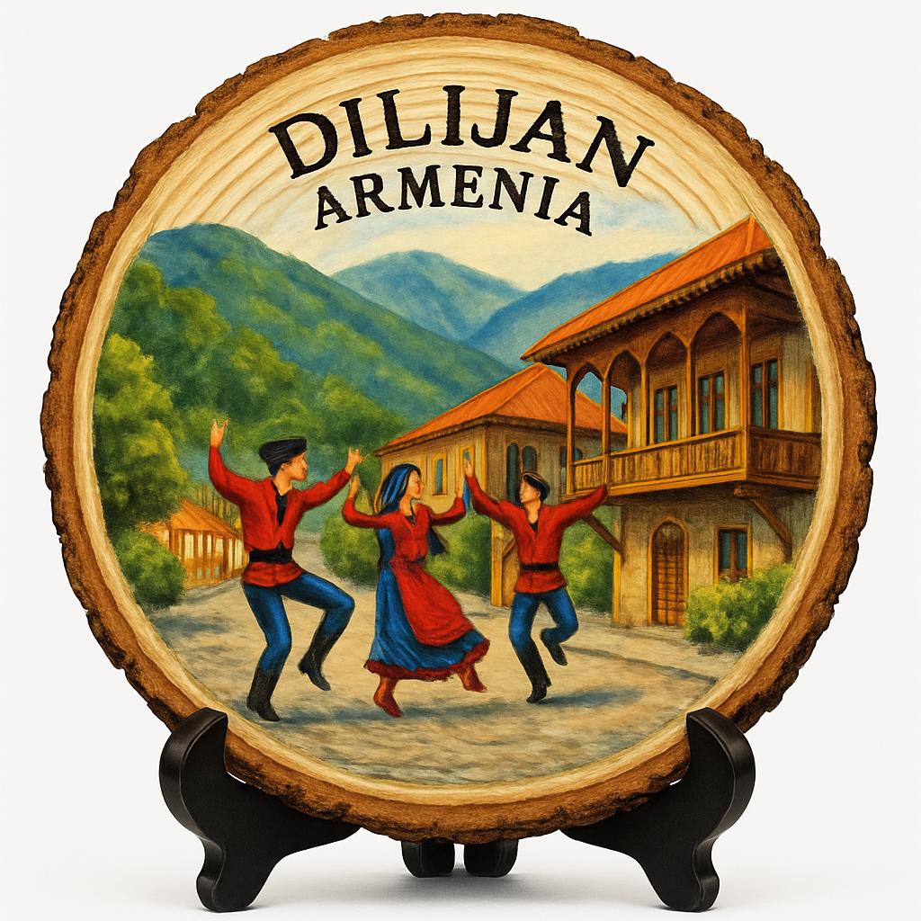 Dilijan Armenia Souvenir Gift – Wood Slice Plaque for Wall or Table, Armenia (Հայաստան) Souvenir Gift for Tourists, Tranquil Forest Escape Decorative Gift Dilijan Armenia Souvenir Gift – Wood Slice Plaque for Wall or Table, Armenia (Հայաստան) Souvenir Gift for Tourists, Tranquil Forest Escape Decorative Gift