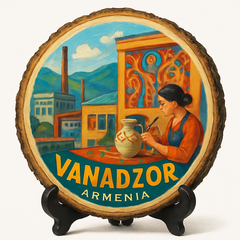 Vanadzor Armenia Souvenir Gift – Wood Slice Plaque for Wall or Table, Armenia (Հայաստան) Souvenir Gift for Tourists, Charming Mountain Village Decorative Gift Vanadzor Armenia Souvenir Gift – Wood Slice Plaque for Wall or Table, Armenia (Հայաստան) Souvenir Gift for Tourists, Charming Mountain Village Decorative Gift