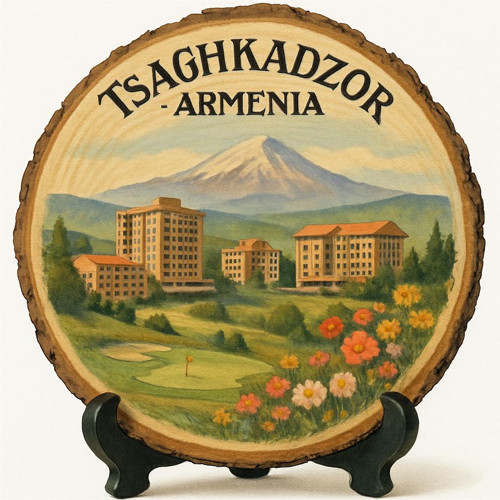 Tsaghkadzor Armenia Souvenir Gift – Wood Slice Plaque for Wall or Table, Armenia (Հայաստան) Souvenir Gift for Tourists, Winter Sports Adventure Decorative Gift Tsaghkadzor Armenia Souvenir Gift – Wood Slice Plaque for Wall or Table, Armenia (Հայաստան) Souvenir Gift for Tourists, Winter Sports Adventure Decorative Gift