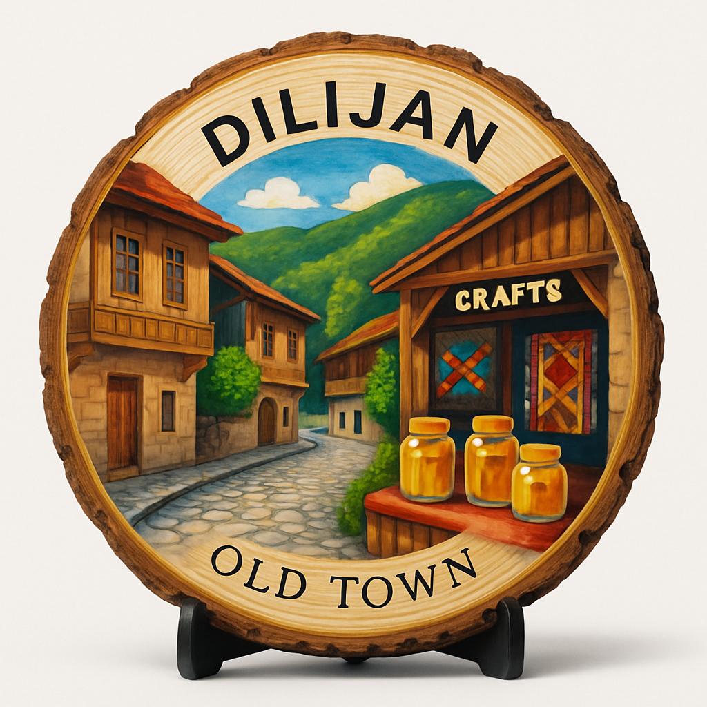 Dilijan Armenia Souvenir Gift – Wood Slice Plaque for Wall or Table, Armenia (Հայաստան) Souvenir Gift for Tourists, Nature's Tranquility Decorative Gift Dilijan Armenia Souvenir Gift – Wood Slice Plaque for Wall or Table, Armenia (Հայաստան) Souvenir Gift for Tourists, Nature's Tranquility Decorative Gift