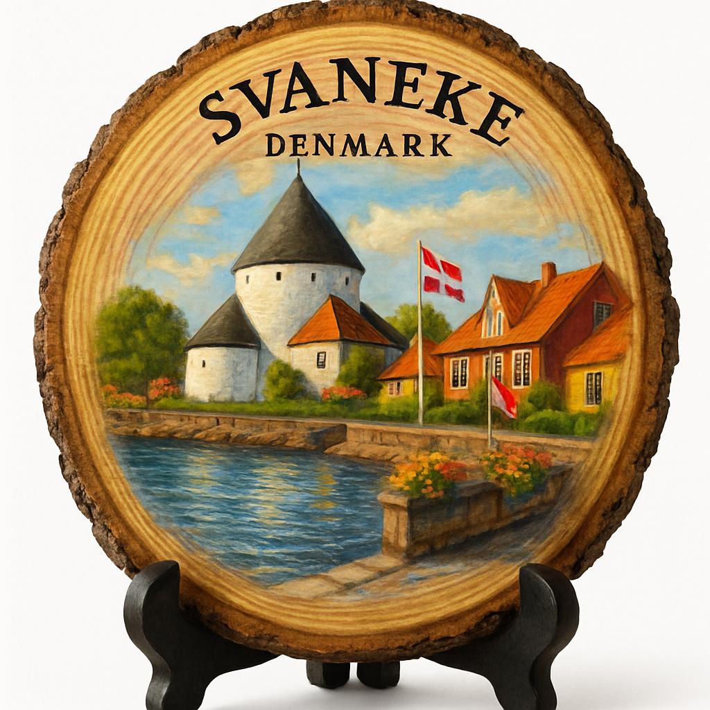 Svaneke Souvenir Gift – Wood Slice Plaque for Wall or Table, Denmark Souvenir for Tourists, Plate Collectors & Travel Lovers, Svaneke Water Tower Decorative Gift Svaneke Souvenir Gift – Wood Slice Plaque for Wall or Table, Denmark Souvenir for Tourists, Plate Collectors & Travel Lovers, Svaneke Water Tower Decorative Gift