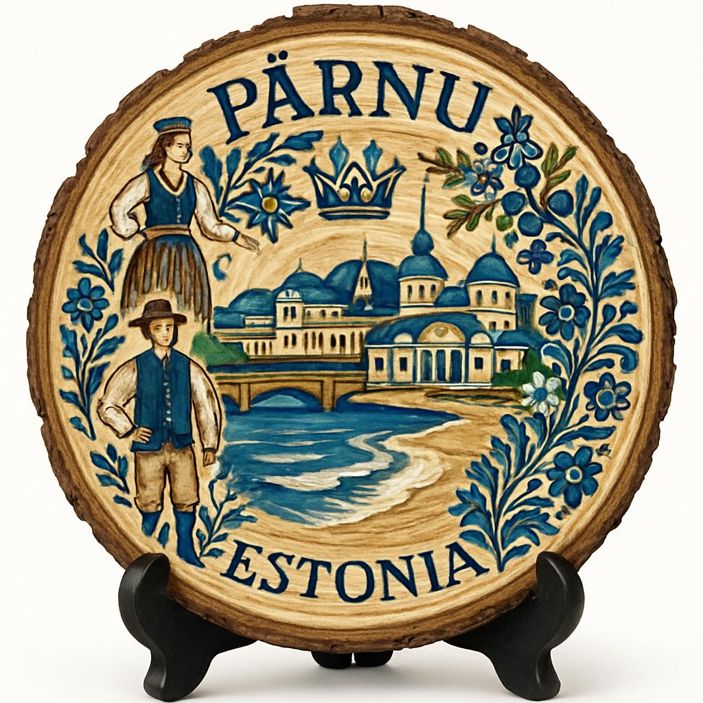 Pärnu Souvenir Gift – Wood Slice Plaque for Wall or Table, Estonia Souvenir for Tourists, Plate Collectors & Travel Lovers, Pärnu Yacht Club Decorative Gift Pärnu Souvenir Gift – Wood Slice Plaque for Wall or Table, Estonia Souvenir for Tourists, Plate Collectors & Travel Lovers, Pärnu Yacht Club Decorative Gift