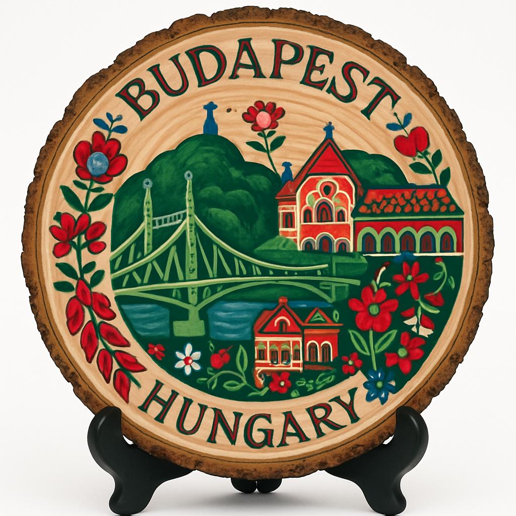 Budapest Souvenir Gift – Wood Slice Plaque for Wall or Table, Hungary (Magyarország) Souvenir Gift for Tourists, Plate Collectors & Travel Lovers, Riverfront Beauty Decorative Gift Budapest Souvenir Gift – Wood Slice Plaque for Wall or Table, Hungary (Magyarország) Souvenir Gift for Tourists, Plate Collectors & Travel Lovers, Riverfront Beauty Decorative Gift