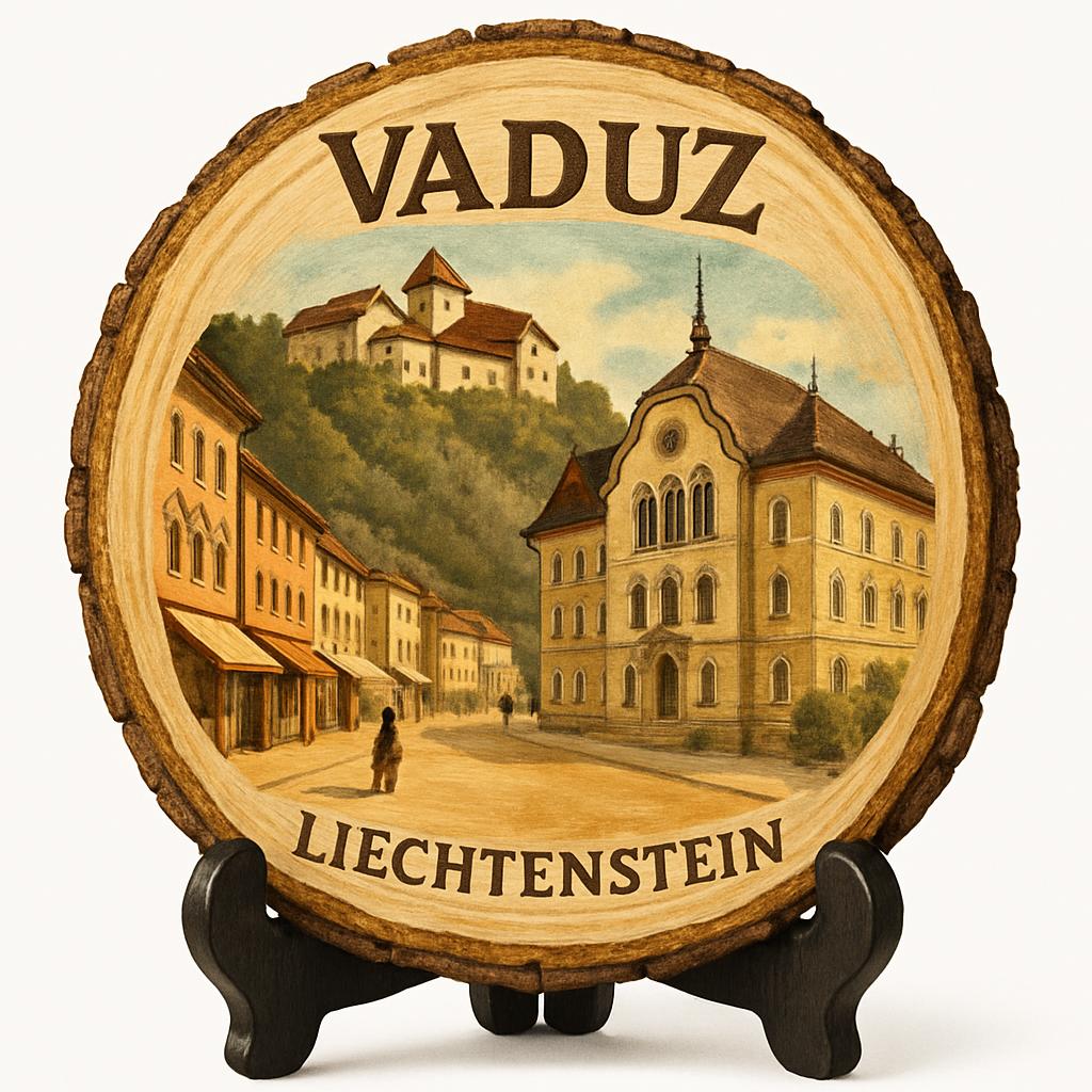 Vaduz-Liechtenstein Souvenir Gift – Wood Slice Plaque for Wall or Table, Liechtenstein (Liechtenstein) Souvenir Gift for Tourists, Historic Castle View Decorative Gift Vaduz-Liechtenstein Souvenir Gift – Wood Slice Plaque for Wall or Table, Liechtenstein (Liechtenstein) Souvenir Gift for Tourists, Historic Castle View Decorative Gift