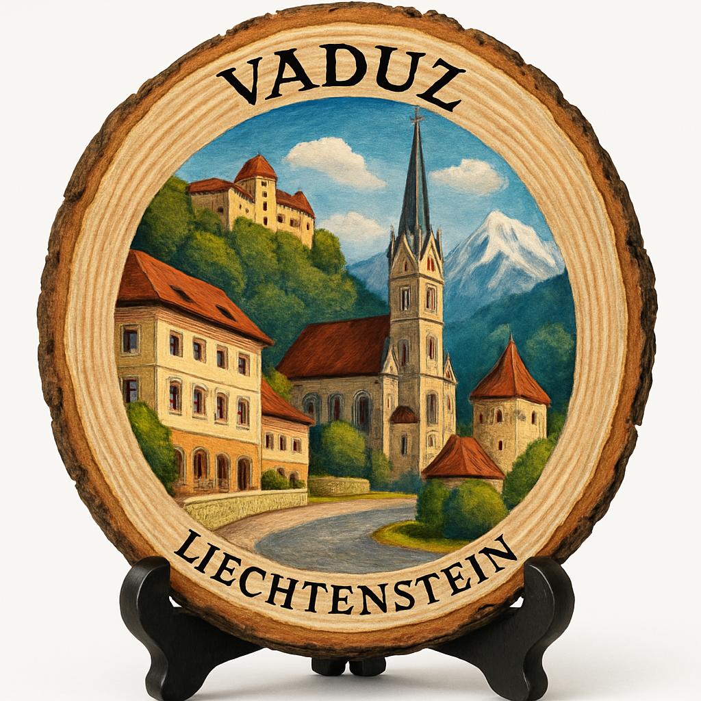Vaduz-Liechtenstein Souvenir Gift – Wood Slice Plaque for Wall or Table, Liechtenstein (Liechtenstein) Souvenir Gift for Tourists, Enchanting Castle Views Decorative Gift Vaduz-Liechtenstein Souvenir Gift – Wood Slice Plaque for Wall or Table, Liechtenstein (Liechtenstein) Souvenir Gift for Tourists, Enchanting Castle Views Decorative Gift