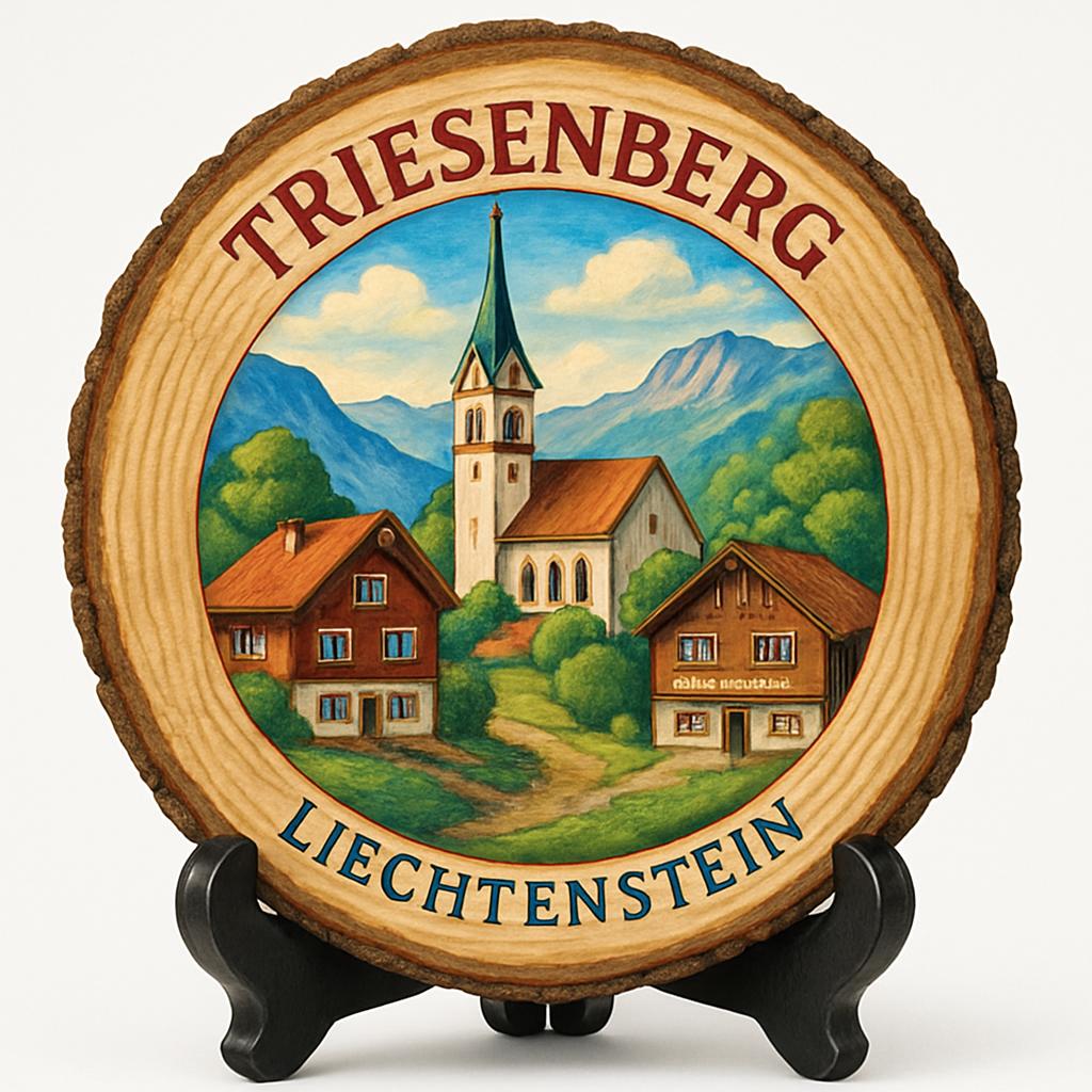 Triesenberg Liechtenstein Souvenir Gift – Wood Slice Plaque for Wall or Table, Liechtenstein (Liechtenstein) Souvenir Gift for Tourists, Alpine Village Charm Decorative Gift Triesenberg Liechtenstein Souvenir Gift – Wood Slice Plaque for Wall or Table, Liechtenstein (Liechtenstein) Souvenir Gift for Tourists, Alpine Village Charm Decorative Gift