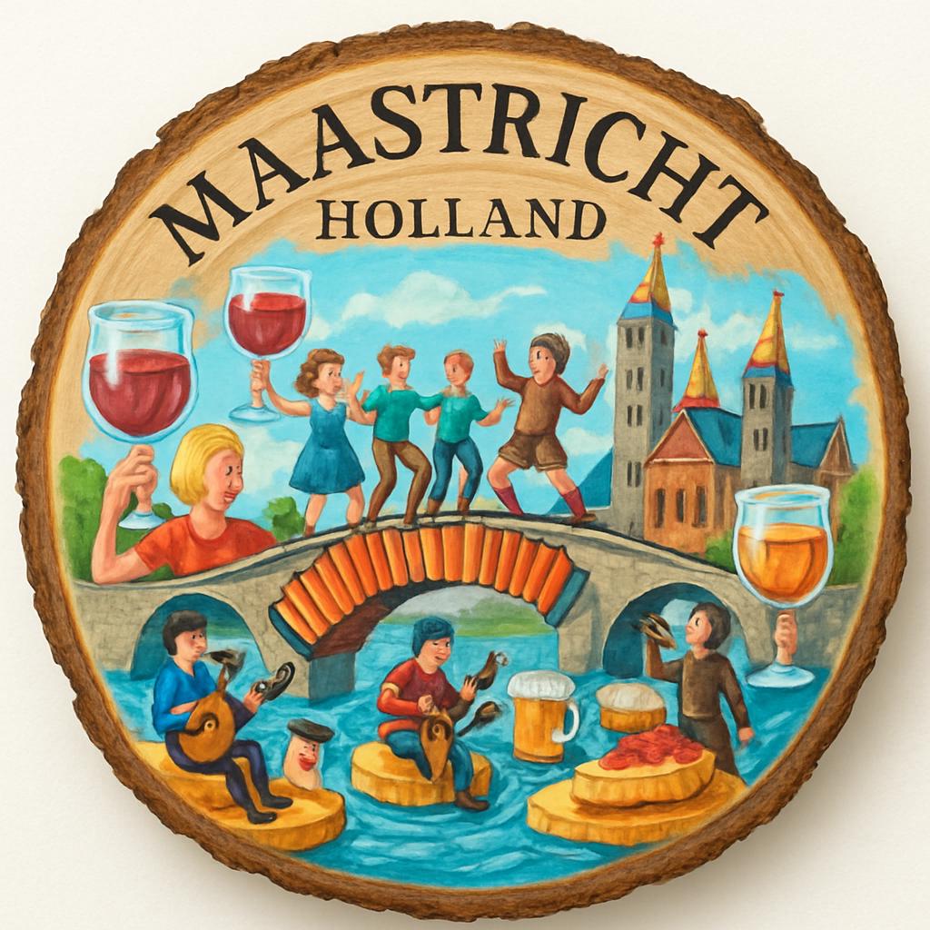 Maastricht Holland Souvenir Gift – Wood Slice Plaque for Wall or Table, Holland Souvenir for Tourists, Plate Collectors & Travel Lovers Maastricht Holland Souvenir Gift – Wood Slice Plaque for Wall or Table, Holland Souvenir for Tourists, Plate Collectors & Travel Lovers